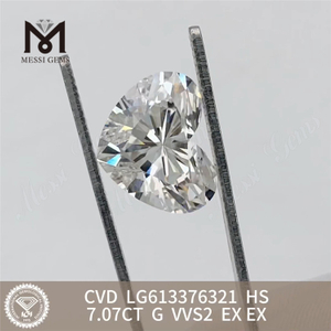 7 karat HS laboratoriediamanter af bedste kvalitet CVD LG613376321丨Messigems