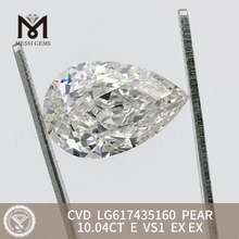 Køb 10.04CT E PEAR VS1 cvd diamant Budget Friendly Brilliance丨Messigems CVD LG617435160