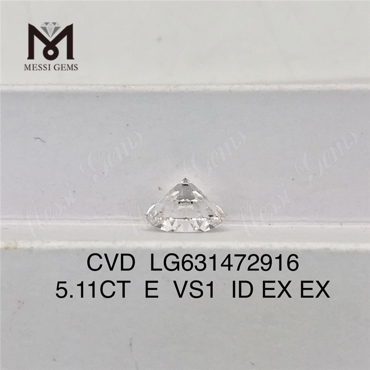 5.11CT E VS1 ID CVD laboratoriedyrket diamantporcelæn LG631472916 丨Messigems 