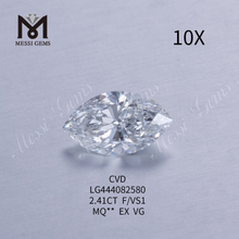 2,41 ct MARQUISE BRILLIANT Lab Grown diamanter F VS1