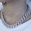 12 mm 16 mm bredde 16 tommer til 24 tommer længde 925 sølv moissanite halskæde link hot cubanske kæde