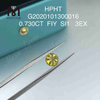 0,730ct FIY SI1 3EX RD løse laboratoriedyrkede diamanter engros