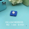 1.0CT E/VS1 Rund EX VG Lab Grown Diamond Løs Lab Diamond Engrospris