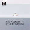 1.17ct G rd cvd laboratoriediamant 3EX vvs billig menneskeskabt diamantfabrikspris