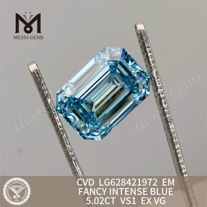 5.02CT EM FANCY INTENSE BLUE laboratoriediamanter VS1 CVD LG628421972丨Messigems 