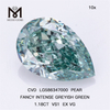 1.18CT VS1 EX VG FANCY INTENSE GRÅLIG GRØN Pæreform Green Pear Cvd Diamond LG586347000