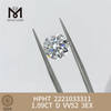 1.09CT D VVS2 3EX HPHT gia lavet i laboratoriediamant 2221033311丨Messigems 