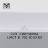 1.04CT E VS2 CVD Lab Diamond til bæredygtige smykker丨Messigems LG607342354