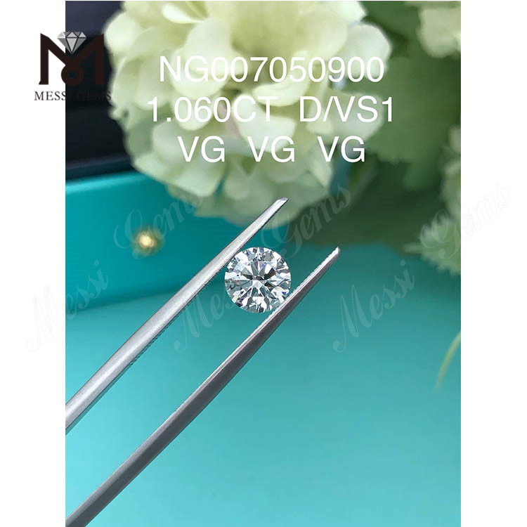 1.060CT D Rund Hpht Diamond VS1 VG Cut Grade