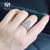 Moissanite diamant vielsesring 14k 18k mode moissanite ring