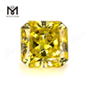 1.04ct Radiant menneskeskabte gule diamanter Fancy Vivid Yellow Color Cut