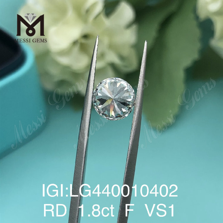 1,8 karat F VS2 3EX Runde online laboratoriedyrkede diamanter
