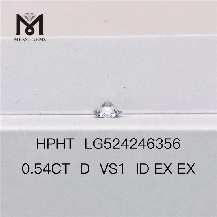 0,54ct VS1 ID EX EX Løs HPHT Diamond Lab Diamonds Fabrikslager
