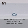 NF212200003 OV 1.01CT VS1 2EX FANCY LYSEBLÅ HPHT Lab Diamond