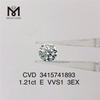 1.21ct VVS lab diamant fabrikspris E 3EX cvd diamant på tilbud
