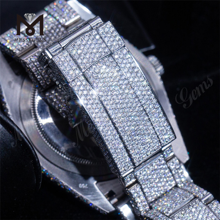 Customized Watch Custom Design Luxury Herre Watch DEF Vvs Moissanite Watch