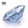 Ny blå rund form Løse ædelstene Syntetisk Moissanite til smykker