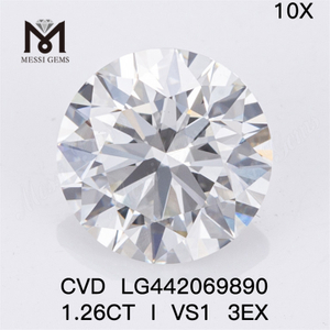 1,26CT I VS1 3EX laboratoriedyrket diamant 1,25 karat laboratoriedyrket diamant engrospris