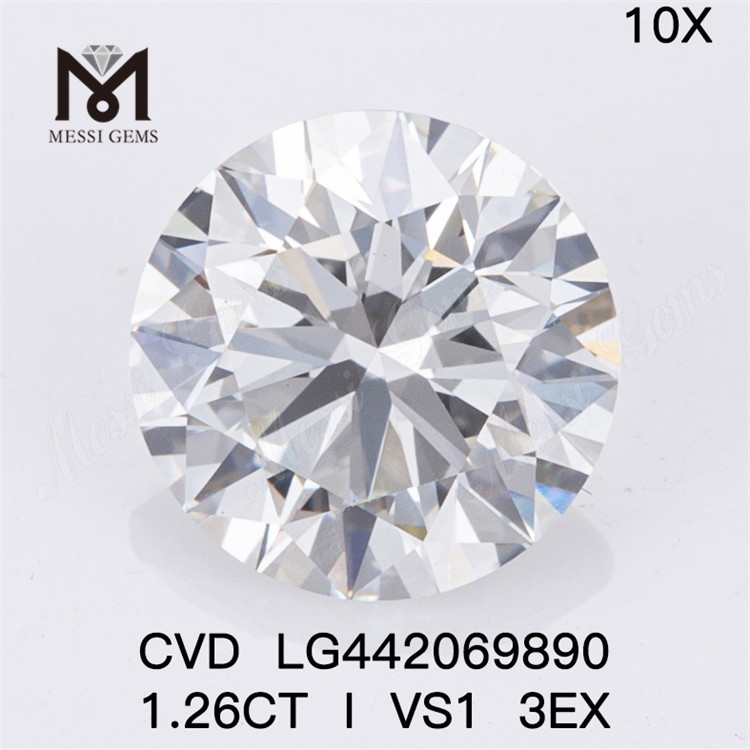 1,26CT I VS1 3EX laboratoriedyrket diamant 1,25 karat laboratoriedyrket diamant engrospris