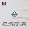 1,13 karat Princess FIGB VS1 EX VG laboratoriedyrket diamant CVD LG506109300