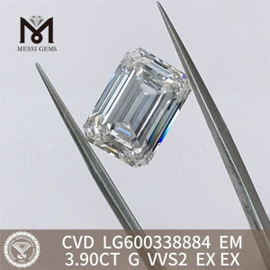 3.90CT G VVS2 EX Emerald cvd sten LG600338884 