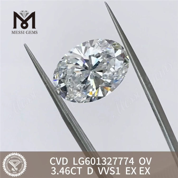 3.46CT D VVS1 ov cvd diamant online LG601327774 