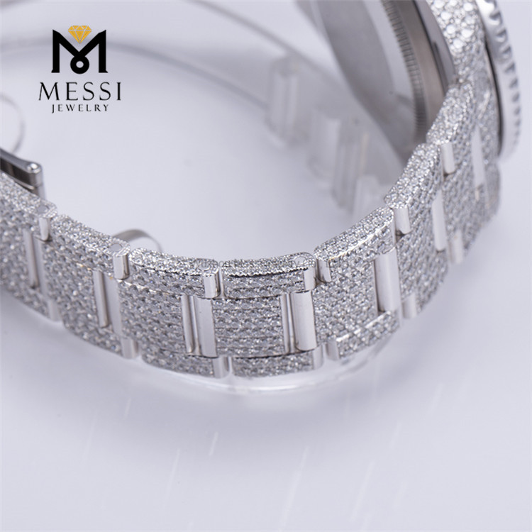 Højkvalitets Iced Out 39,8 mm Moissanite Watch Pass Diamond Tester til mænd