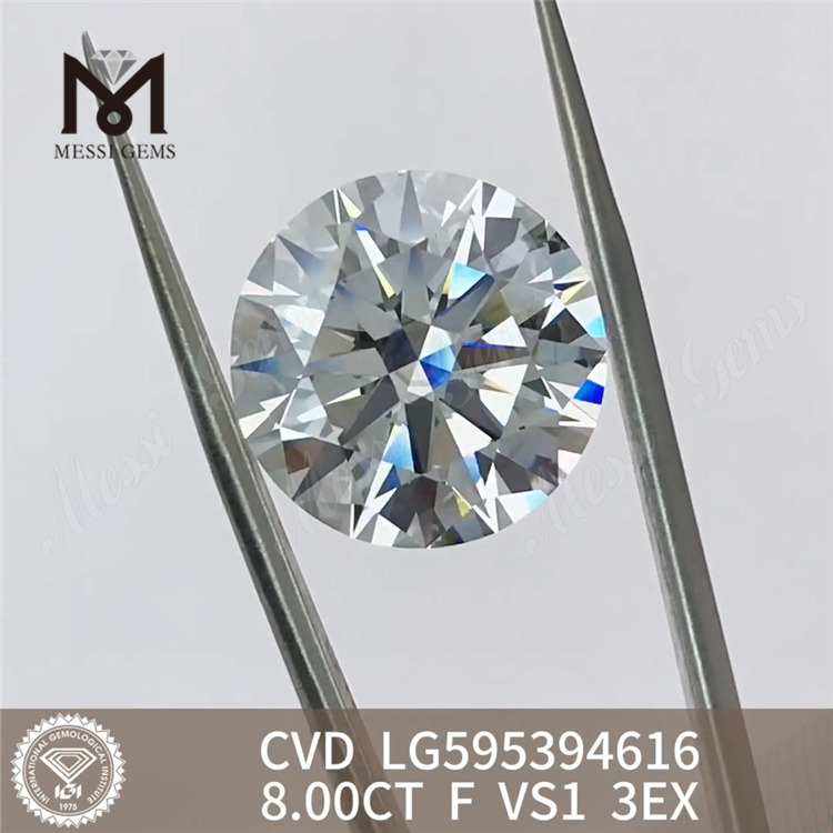 8 karat CVD Diamond F VS1 3EX Menneskeskabt diamant LG595394616