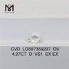 4.27CT D VS1 EX EX højkvalitets OV CVD-diamanter til bulk-engroskøbere CVD LG597359297丨Messigems