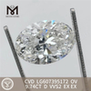 9.74CT D VVS2 OV store laboratorium skabte diamanter CVD LG607395172丨Messigems