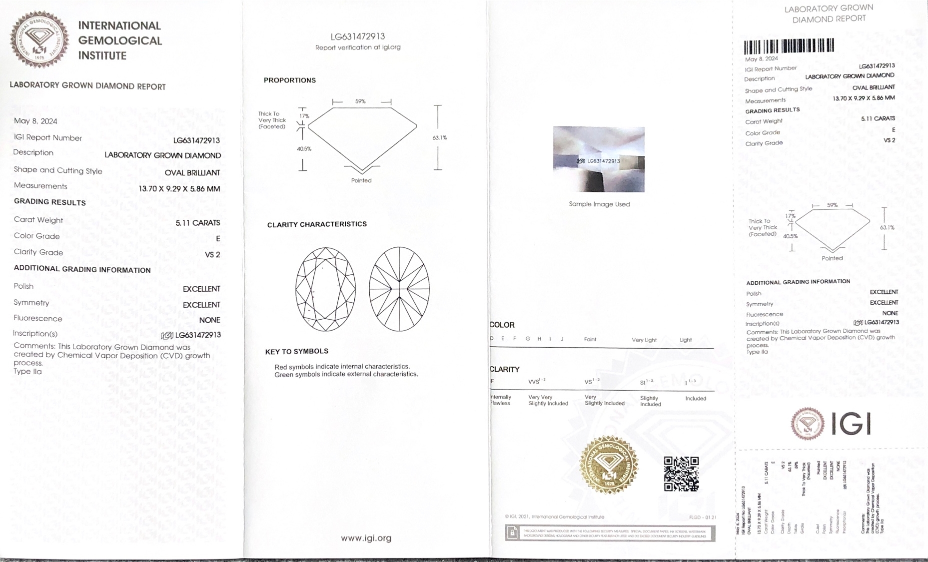 ovale diamanter lavet i laboratoriet