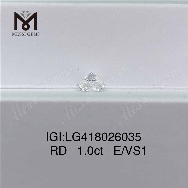 1.0CT E/VS1 Rund EX VG Lab Grown Diamond Løs Lab Diamond Engrospris