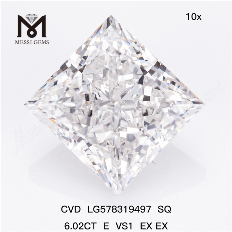 6.02CT SQ E VS1 EX EX største laboratoriefremstillede diamant CVD LG578319497