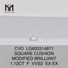 1.12CT F VVS2 CVD pude 1 karat cvd diamant pris丨Messigems LG600314871