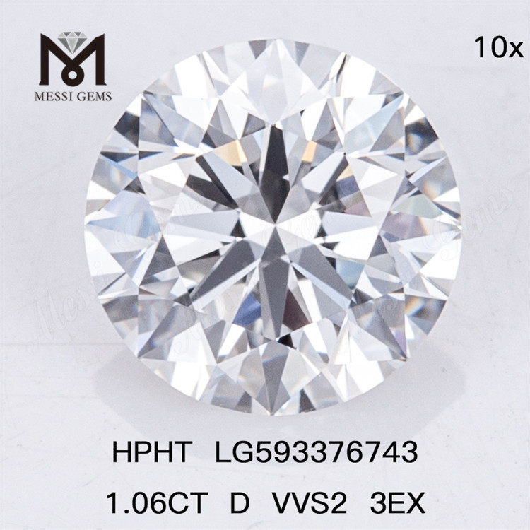 1.06CT D VVS2 3EX hthp diamanter HPHT LG593376743